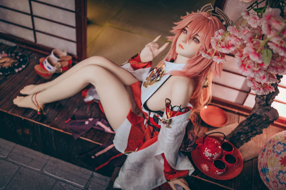 Yae Miko Sex Doll (Bezlya Doll 155 cm E-puodelis 2,2CF silikonas)
