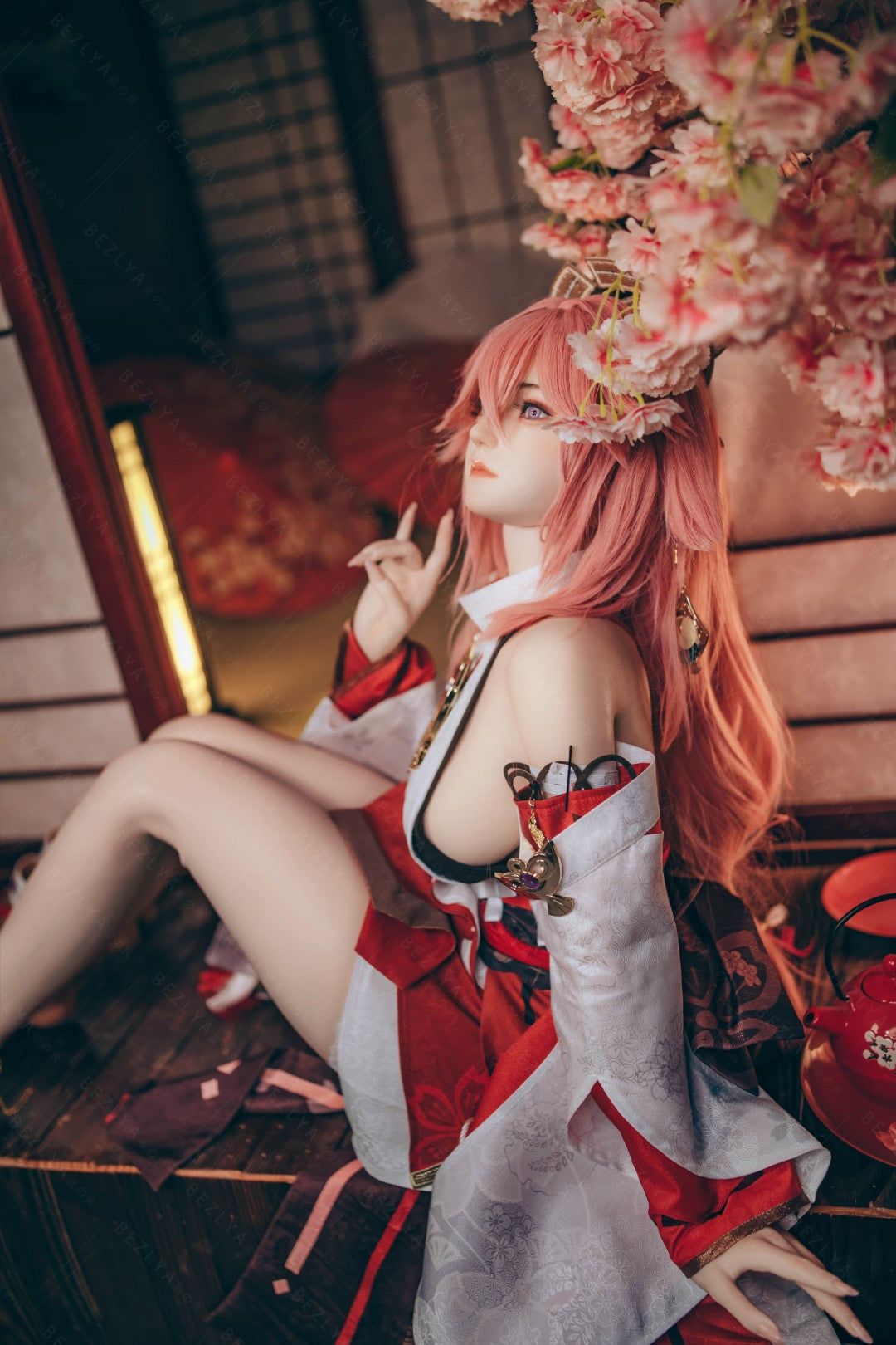 Yae Miko Sex Doll (Bezlya Doll 155 cm E-puodelis 2,2CF silikonas)