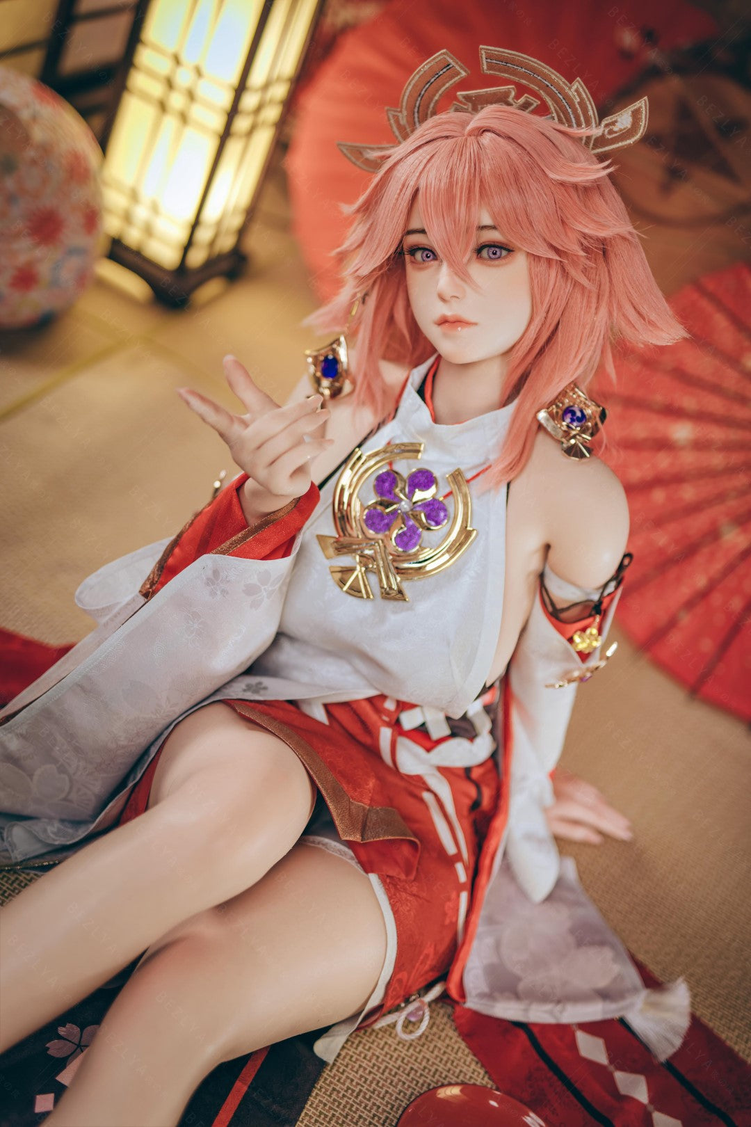 Yae Miko Sex Doll (Bezlya Doll 155 cm E-puodelis 2,2CF silikonas)