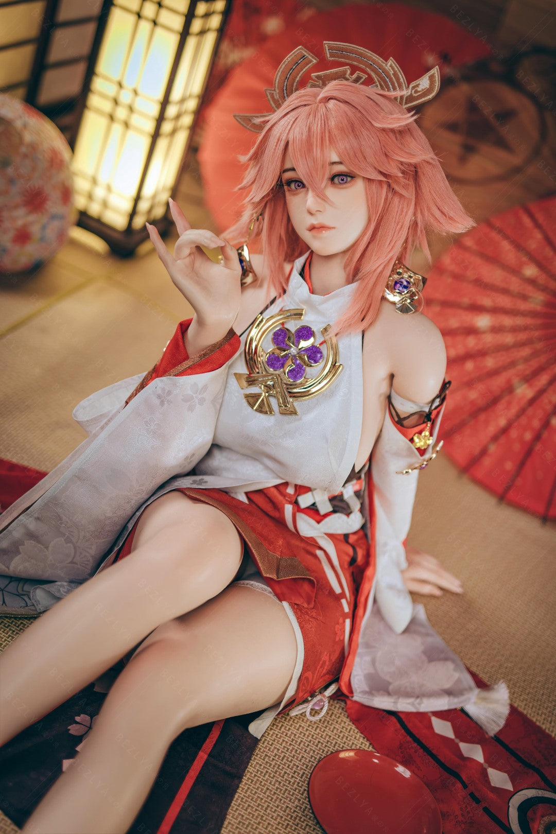 Yae Miko Sex Doll (Bezlya Doll 155 cm E-puodelis 2,2CF silikonas)