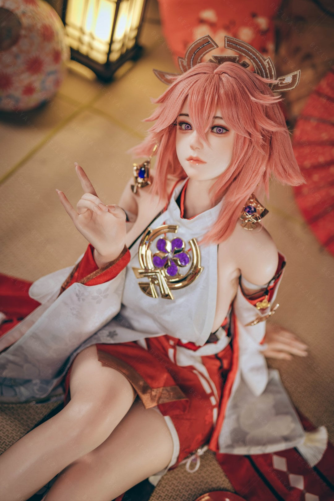 Yae Miko Sex Doll (Bezlya Doll 155 cm E-puodelis 2,2CF silikonas)