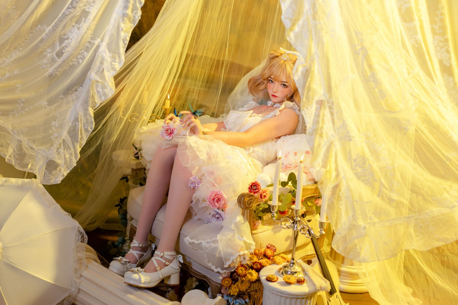 Sekso lėlė Oleander (Bezlya Doll 156 cm B puodelis 2,1 silikonas)