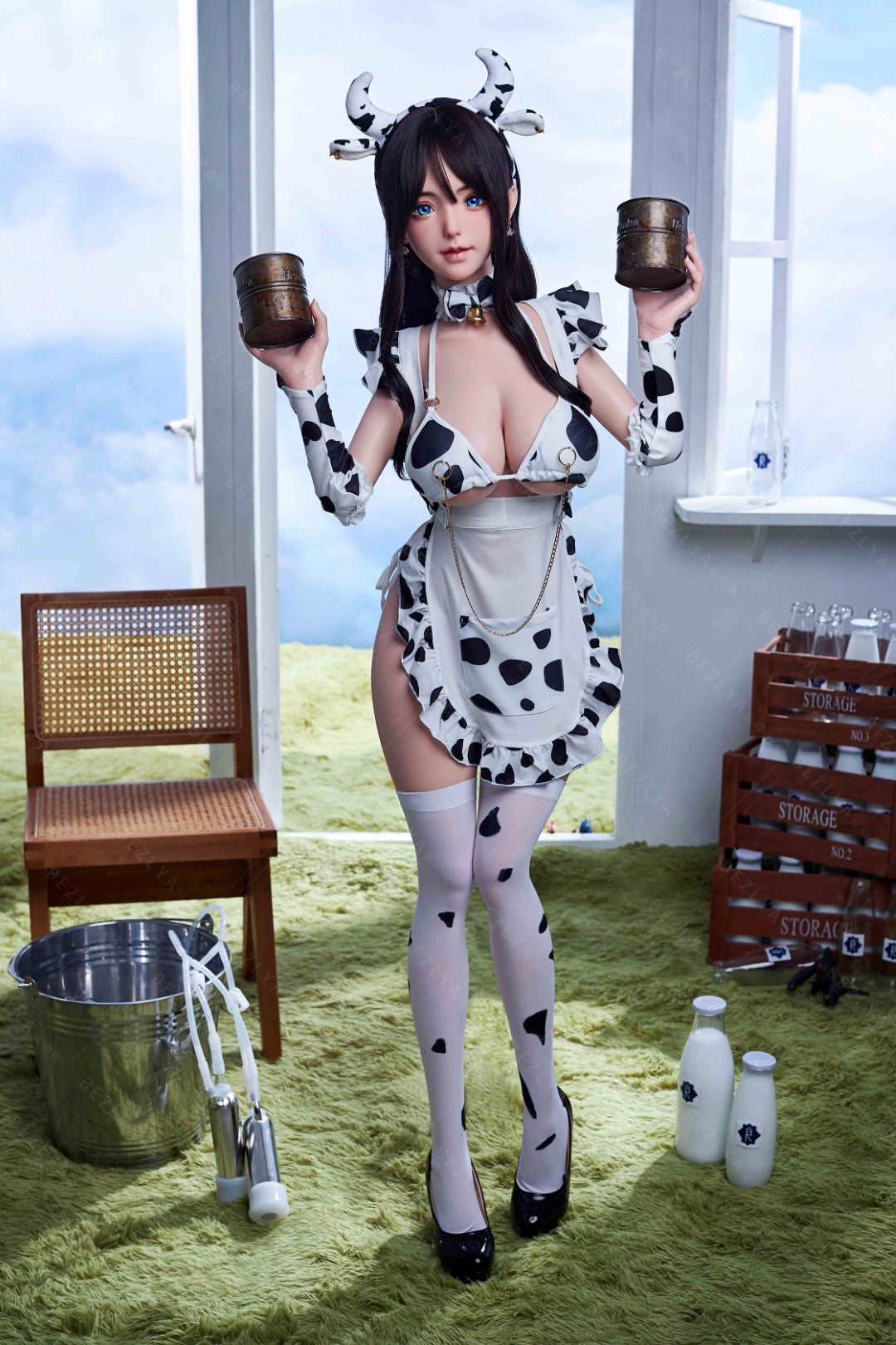 Pisum Sex Doll (AITIA Lėlė 145 cm F-puodelis 2,2CF silikonas)