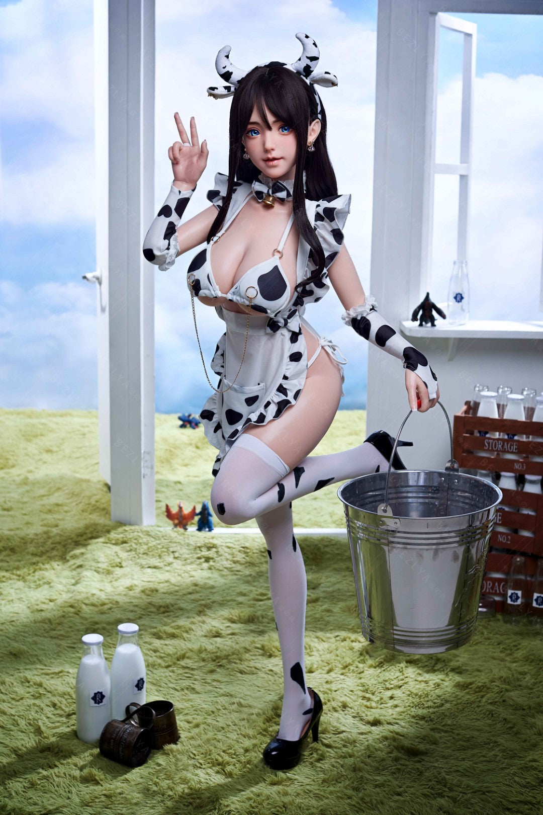 Pisum Sex Doll (AITIA Lėlė 145 cm F-puodelis 2,2CF silikonas)