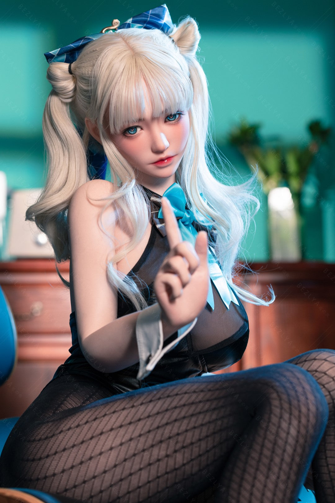 Sekso lėlė Oleander (Bezlya Doll 155 cm E-puodelis 2,2CF silikonas)