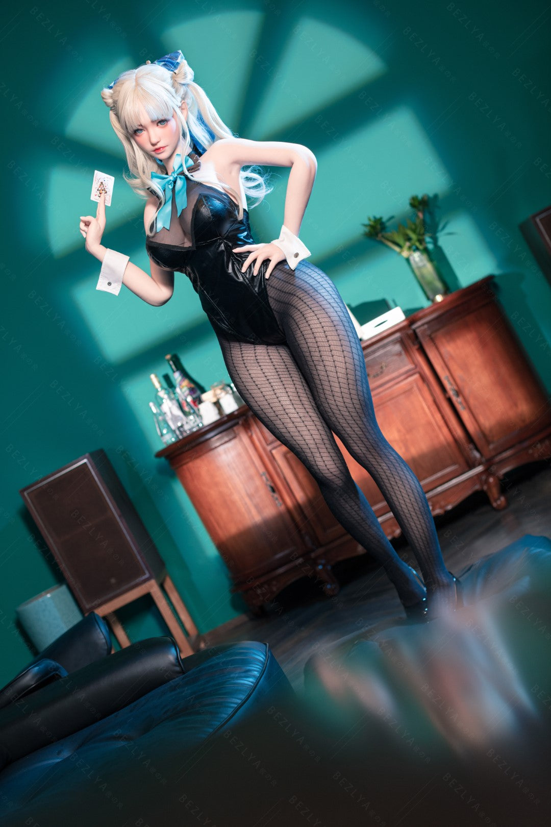 Sekso lėlė Oleander (Bezlya Doll 155 cm E-puodelis 2,2CF silikonas)