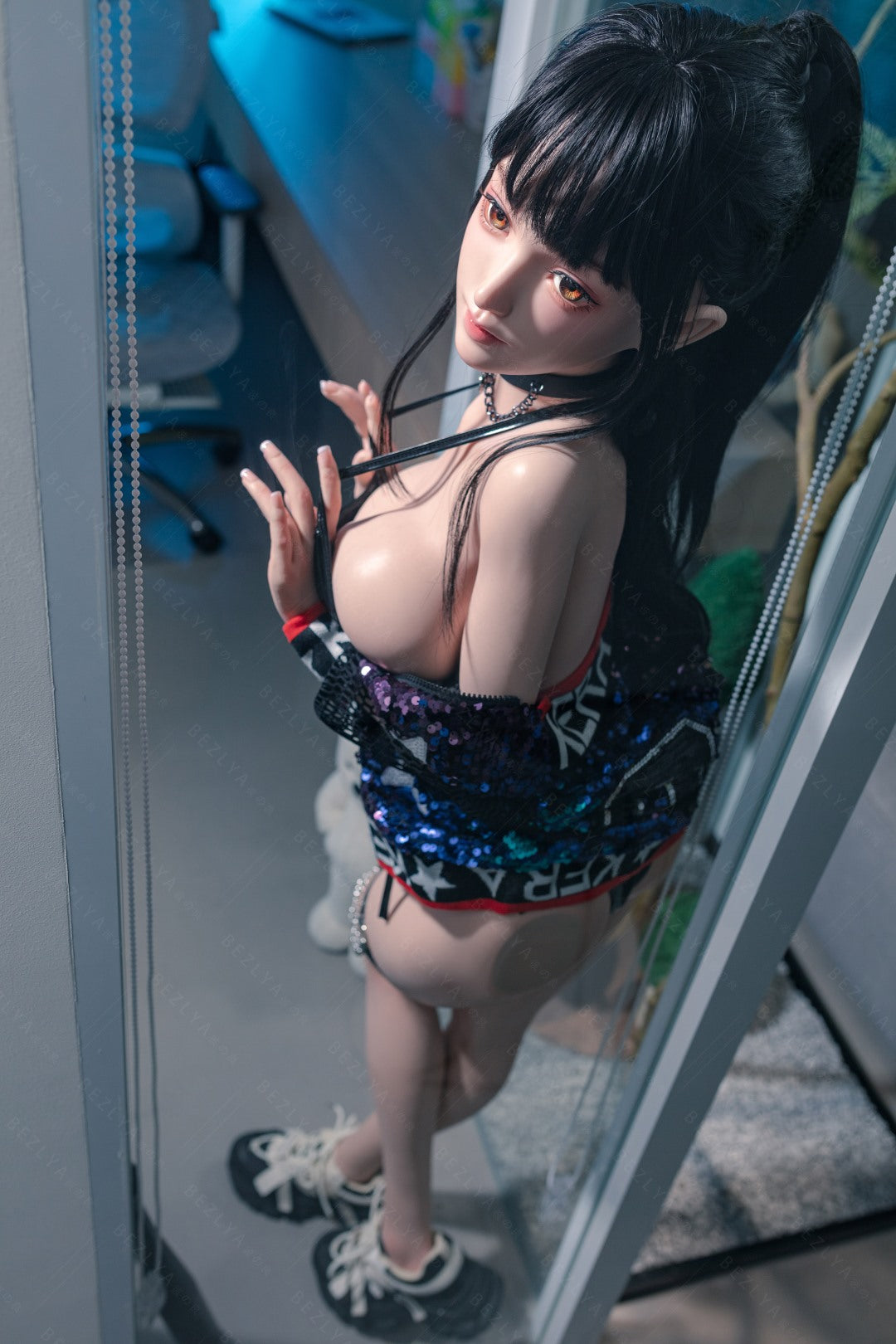 Sekso lėlė Paeonia (Bezlya Doll 145 cm F-puodelis 2,2CF silikonas)