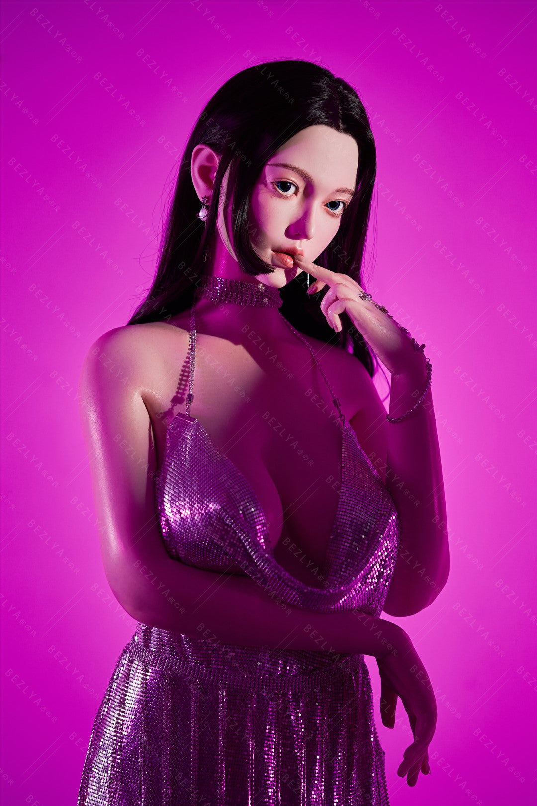Sekso lėlė Nymphaea (Bezlya Doll 163 cm E-puodelis 2,2CF silikonas)