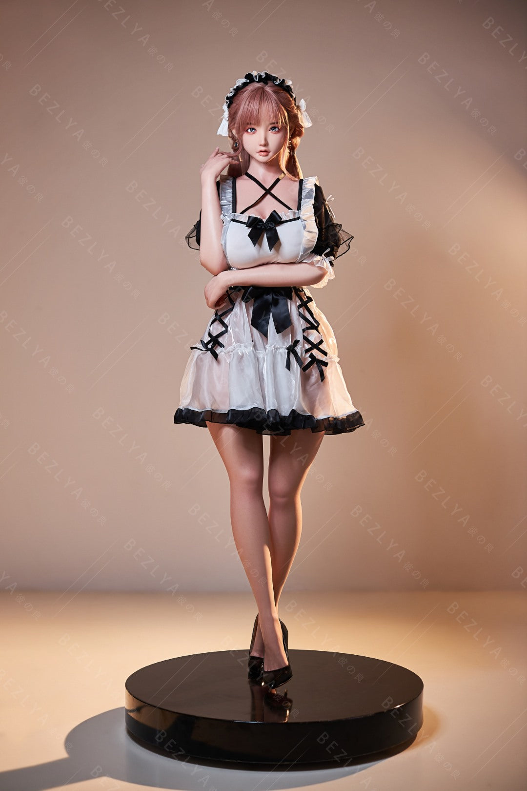 Vanilinė sekso lėlė (Bezlya Doll 155 cm H-puodelis 2,1 silikonas)