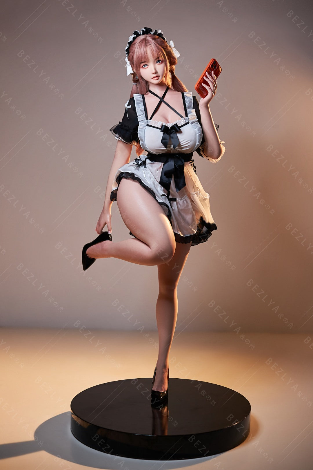 Vanilinė sekso lėlė (Bezlya Doll 155 cm H-puodelis 2,1 silikonas)