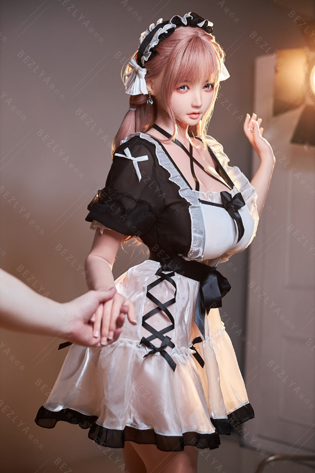 Vanilinė sekso lėlė (Bezlya Doll 155 cm H-puodelis 2,1 silikonas)