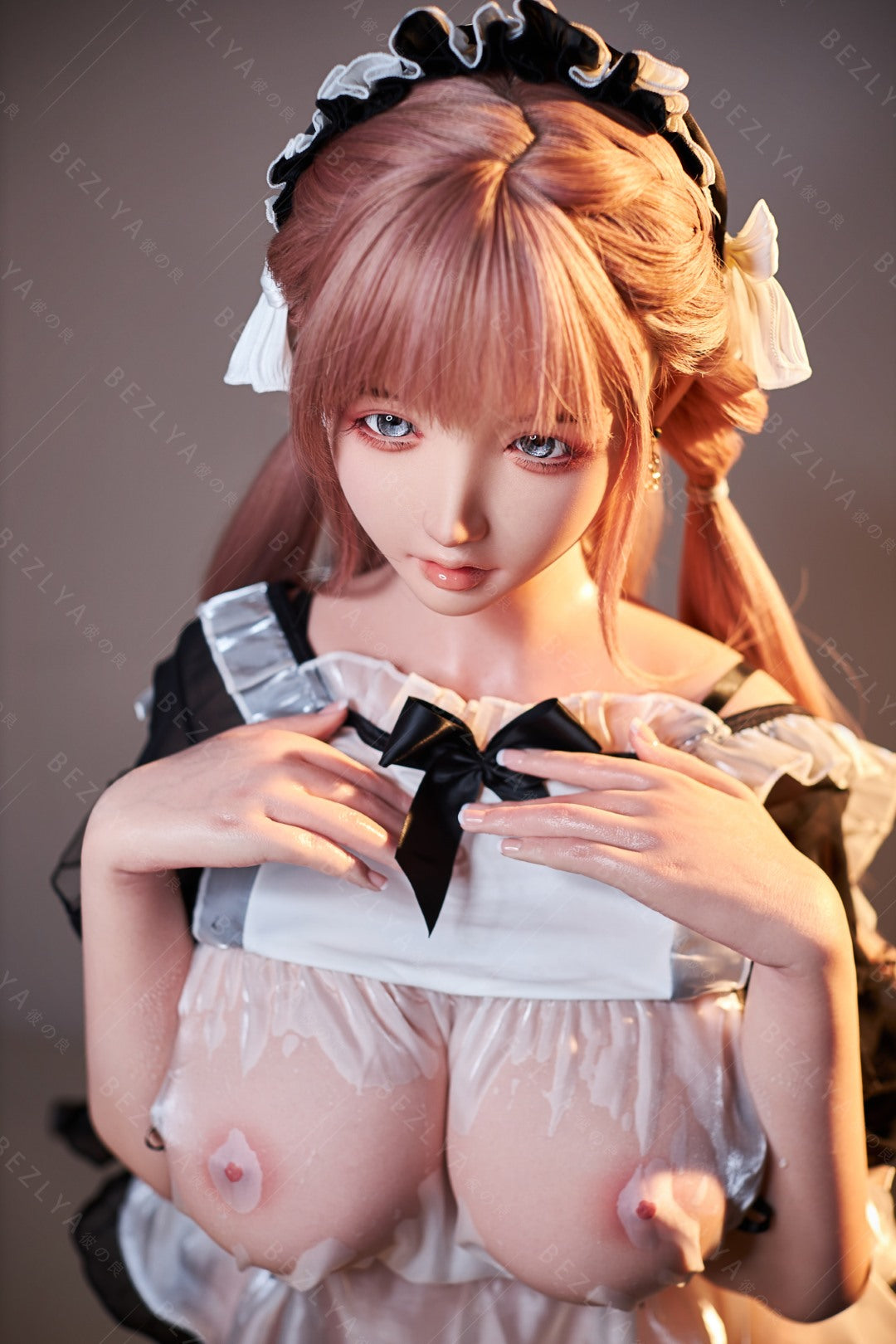 Vanilinė sekso lėlė (Bezlya Doll 155 cm H-puodelis 2,1 silikonas)