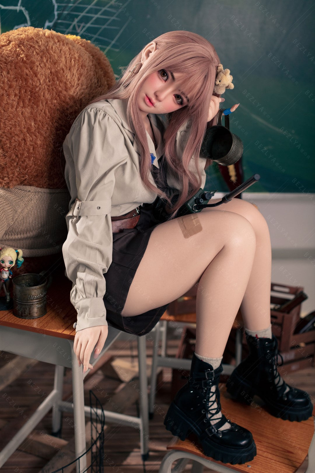 Sekso lėlė Convallaria (Bezlya Doll 155 cm B puodelis 2,1 silikonas)