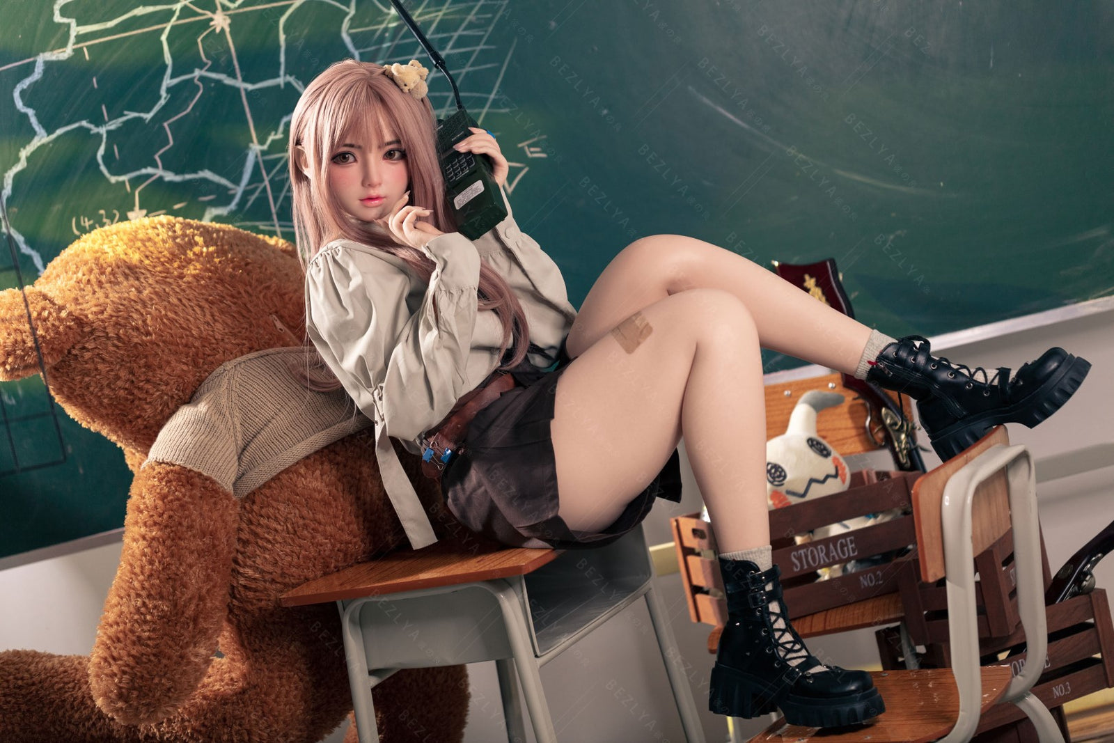 Sekso lėlė Convallaria (Bezlya Doll 155 cm B puodelis 2,1 silikonas)