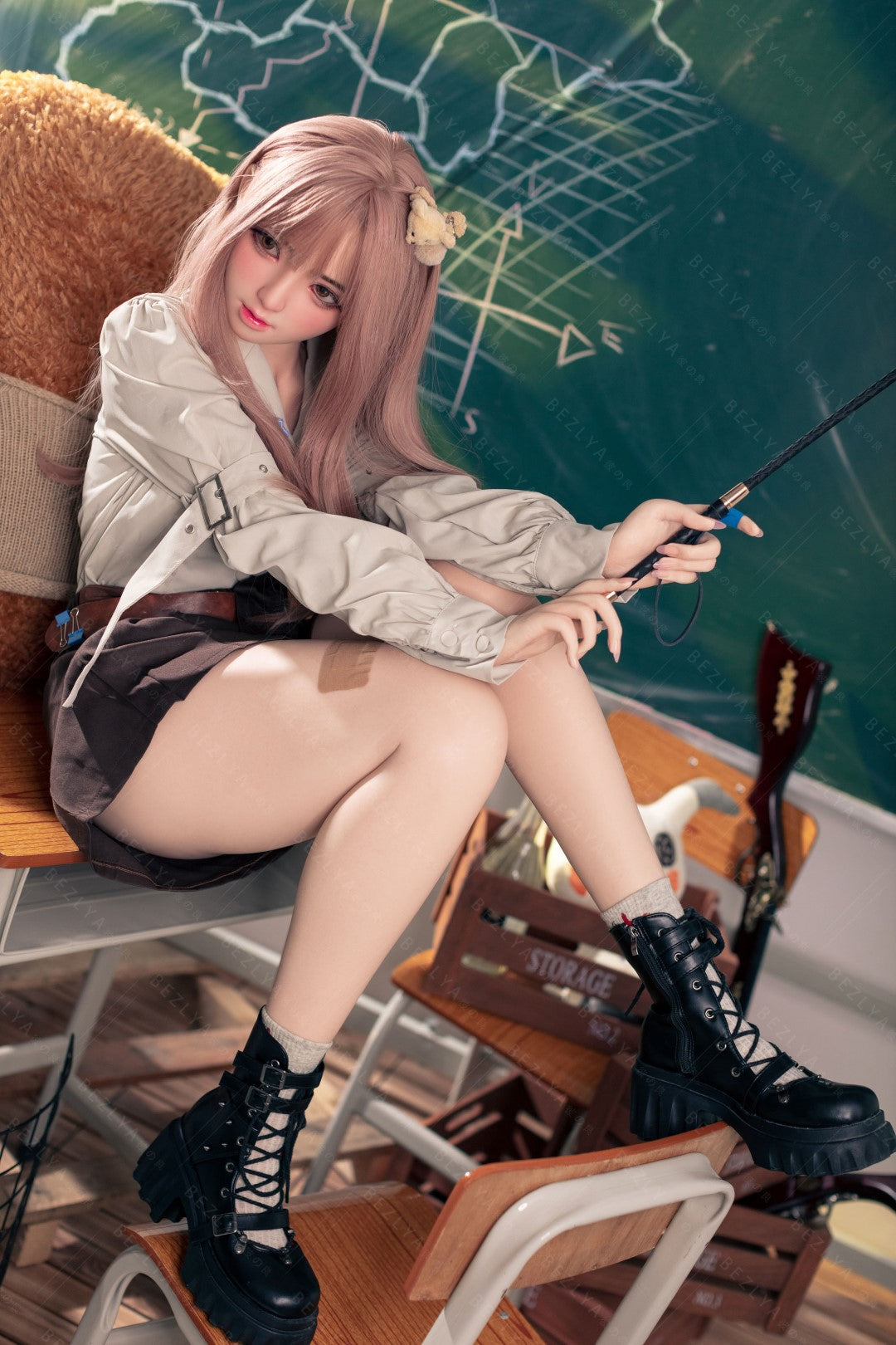 Sekso lėlė Convallaria (Bezlya Doll 155 cm B puodelis 2,1 silikonas)
