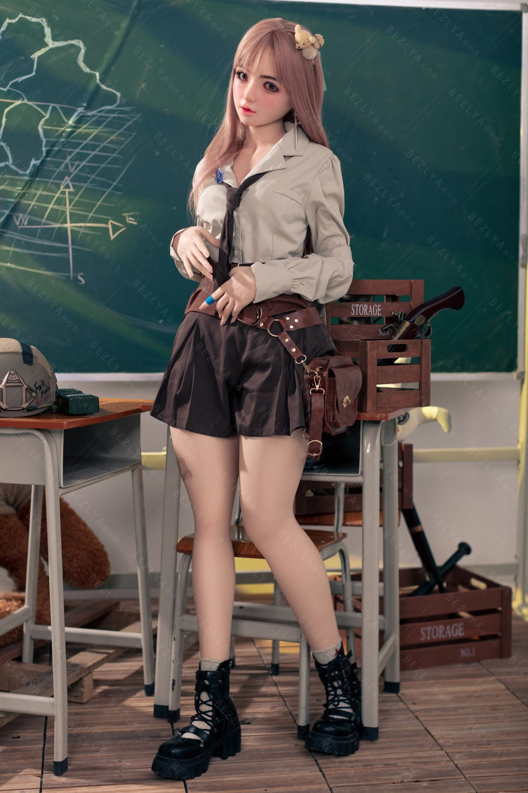 Sekso lėlė Convallaria (Bezlya Doll 155 cm B puodelis 2,1 silikonas)