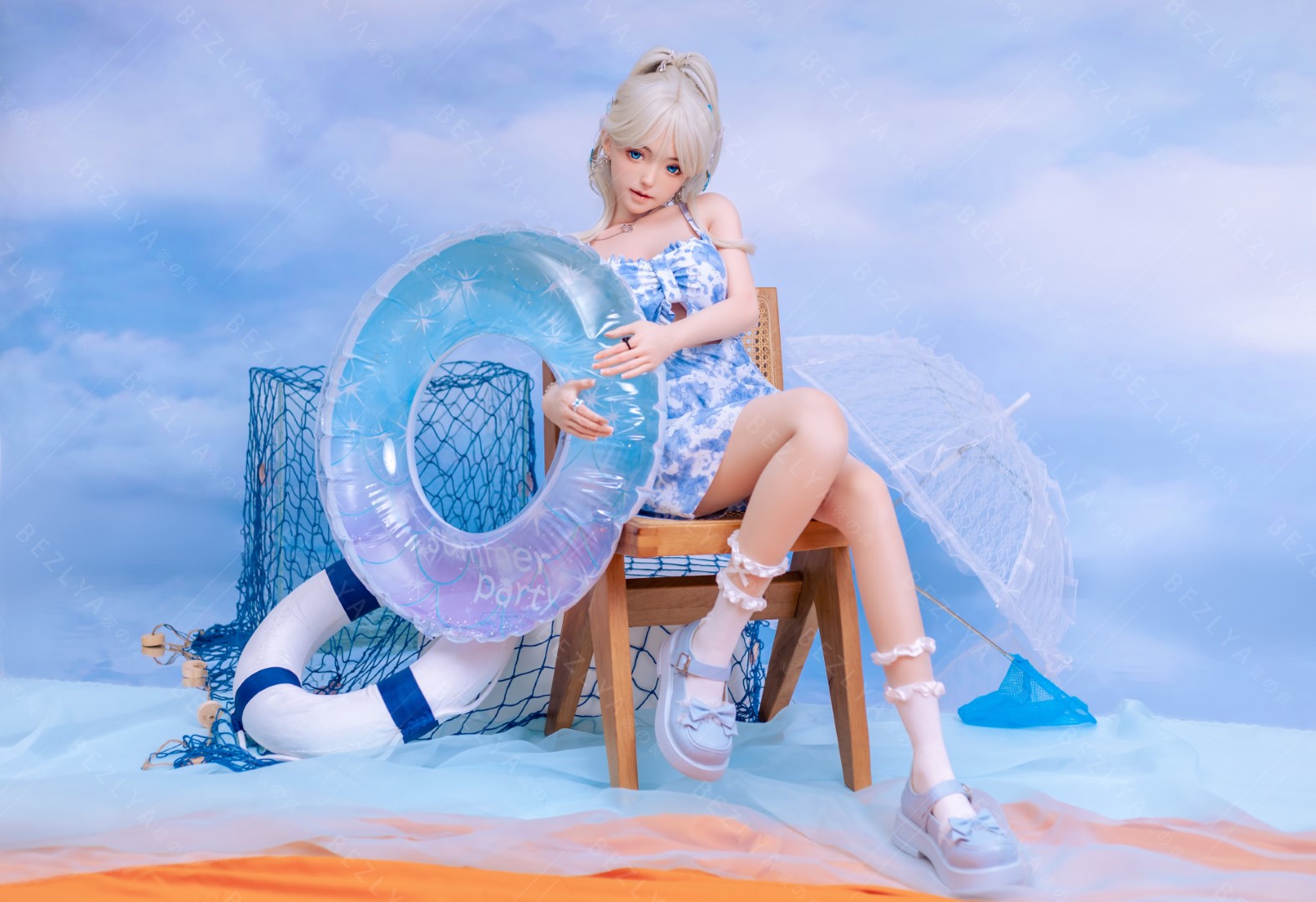 Pisum Sex Doll (Bezlya Doll 149 cm D puodelis 2.1 silikonas)