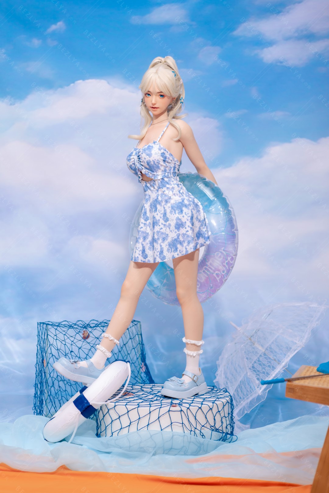 Pisum Sex Doll (Bezlya Doll 149 cm D puodelis 2.1 silikonas)