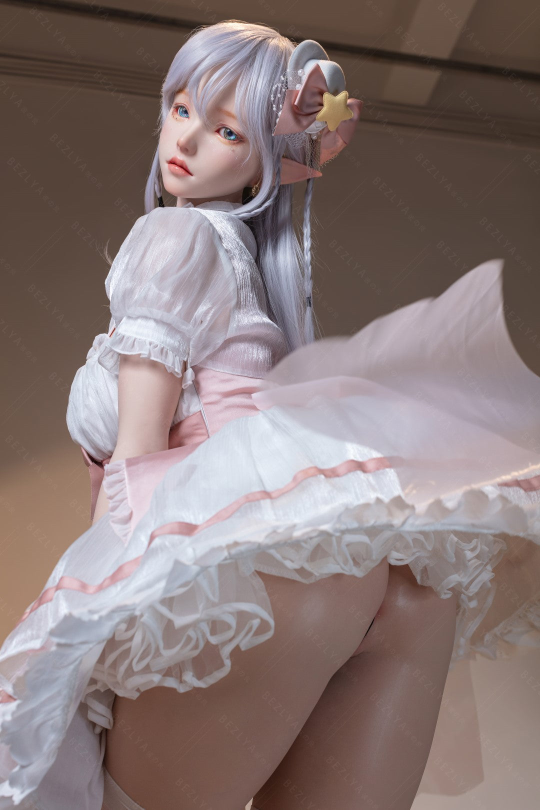 Sekso lėlė Calla (Bezlya Doll 155 cm E-puodelis 2,2CF silikonas)
