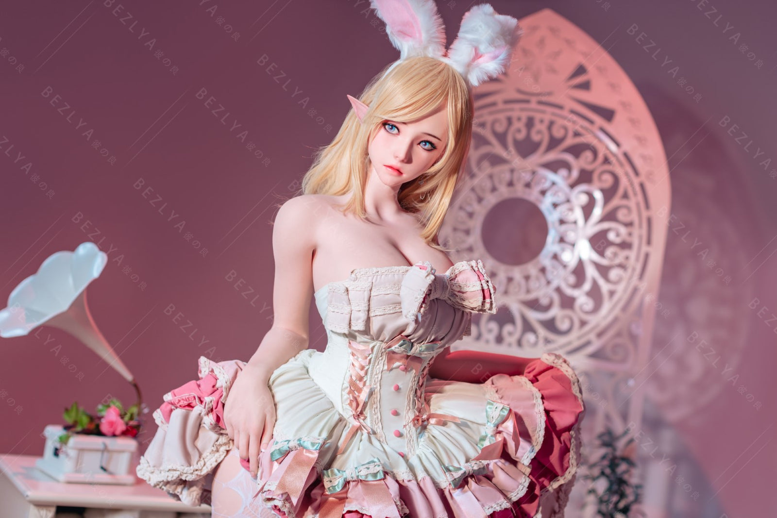 Sekso lėlė Calla (Bezlya Doll 155 cm E-puodelis 2,2CF silikonas)