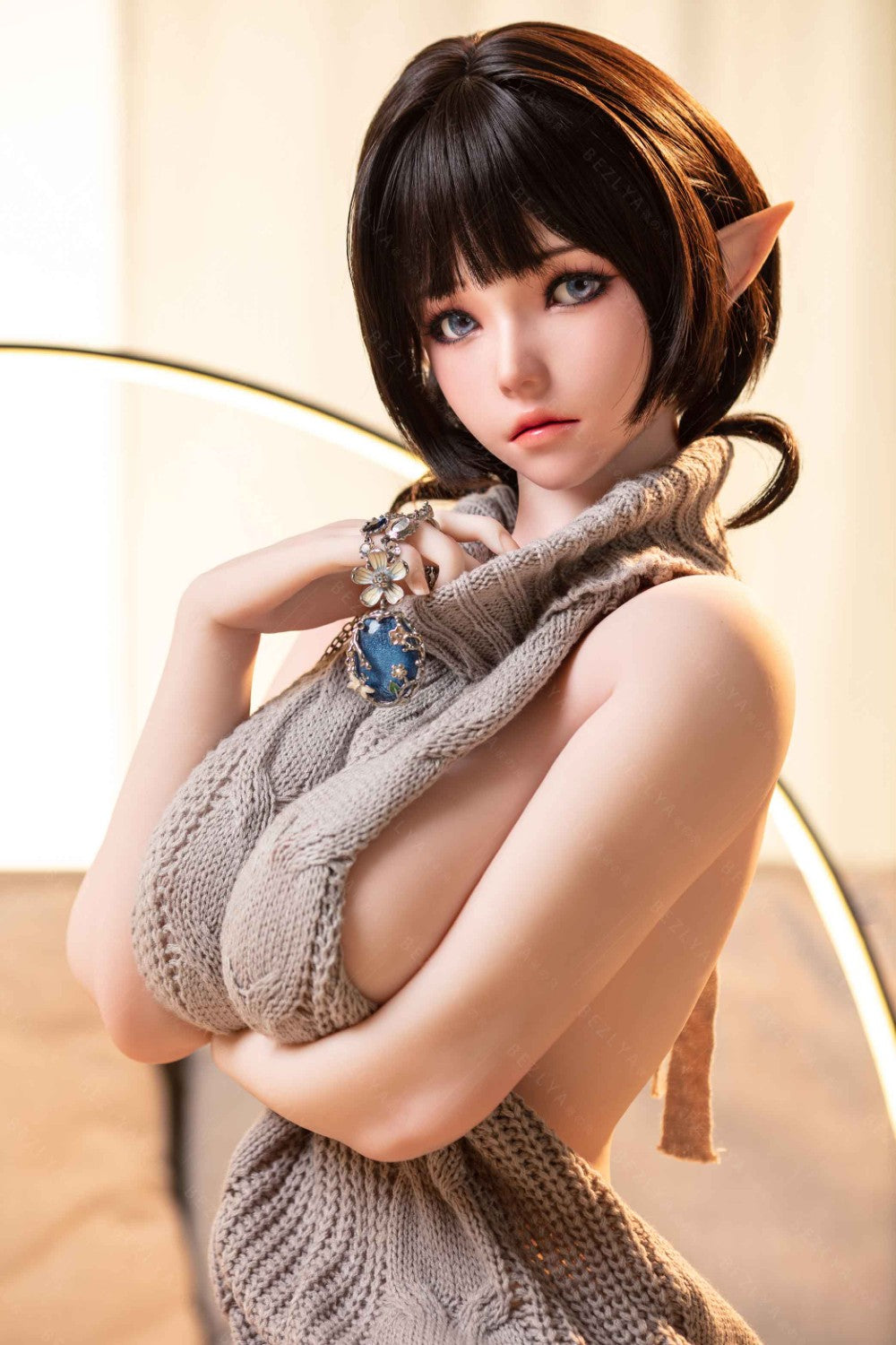 Sekso lėlė Calla (Bezlya Doll 155 cm F puodelis 2.0 TPE + silikonas)