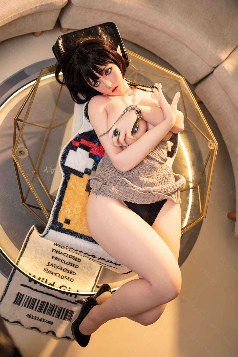 Sekso lėlė Calla (Bezlya Doll 155 cm F puodelis 2.0 TPE + silikonas)