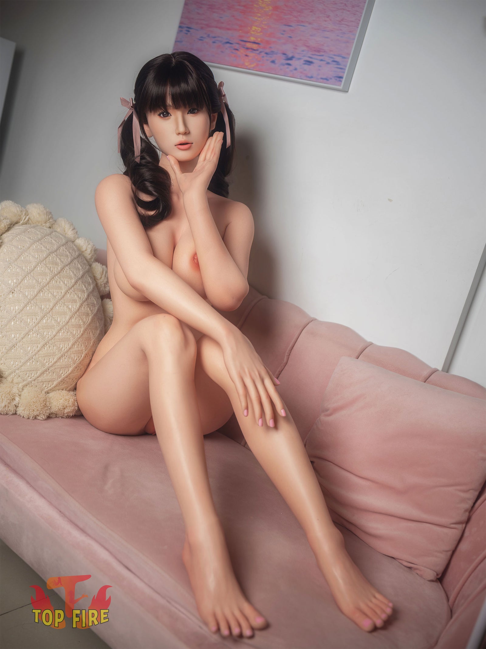 Esther Sex Doll (Top Fire Doll 158 cm D puodelis T29 silikonas)