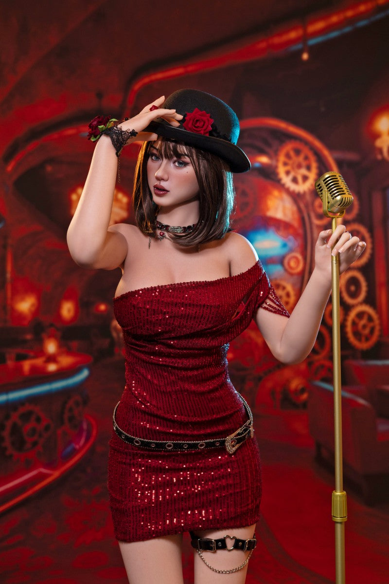 Mika Sex Doll (Top Fire Doll 165 cm C puodelis T58 silikoninis)