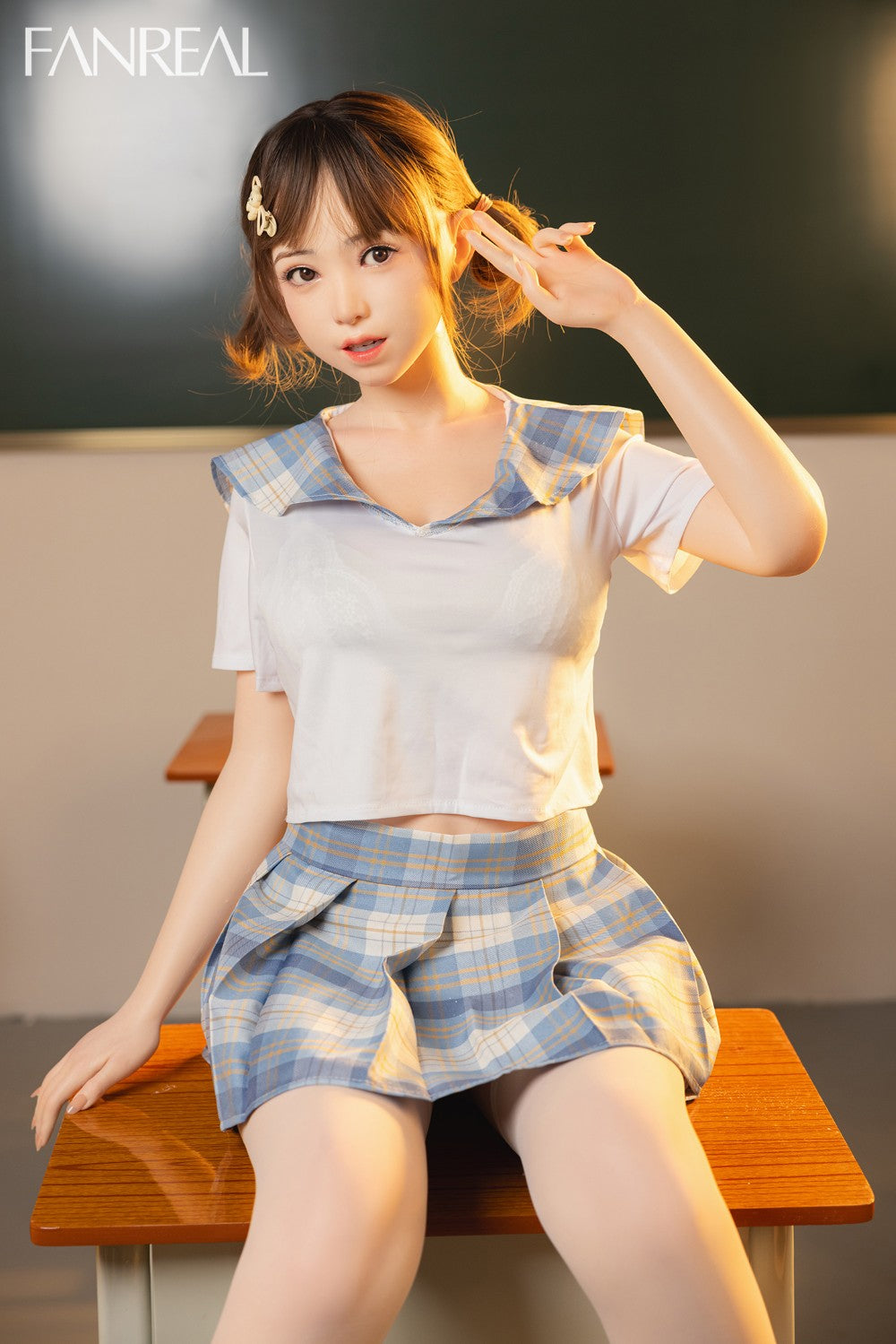 Mo Sex Doll (FanReal Doll 155 cm F-puodelis silikonas)