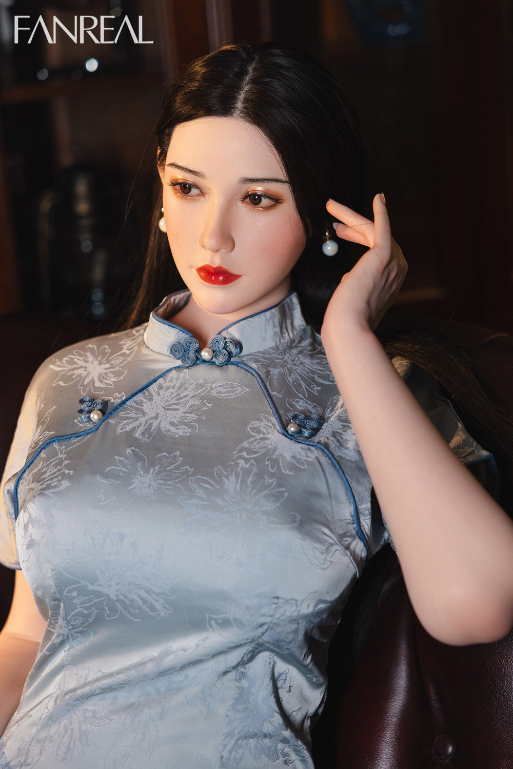 Vivi Torso Sex Doll (FanReal Doll 109 cm F-puodelis silikonas)