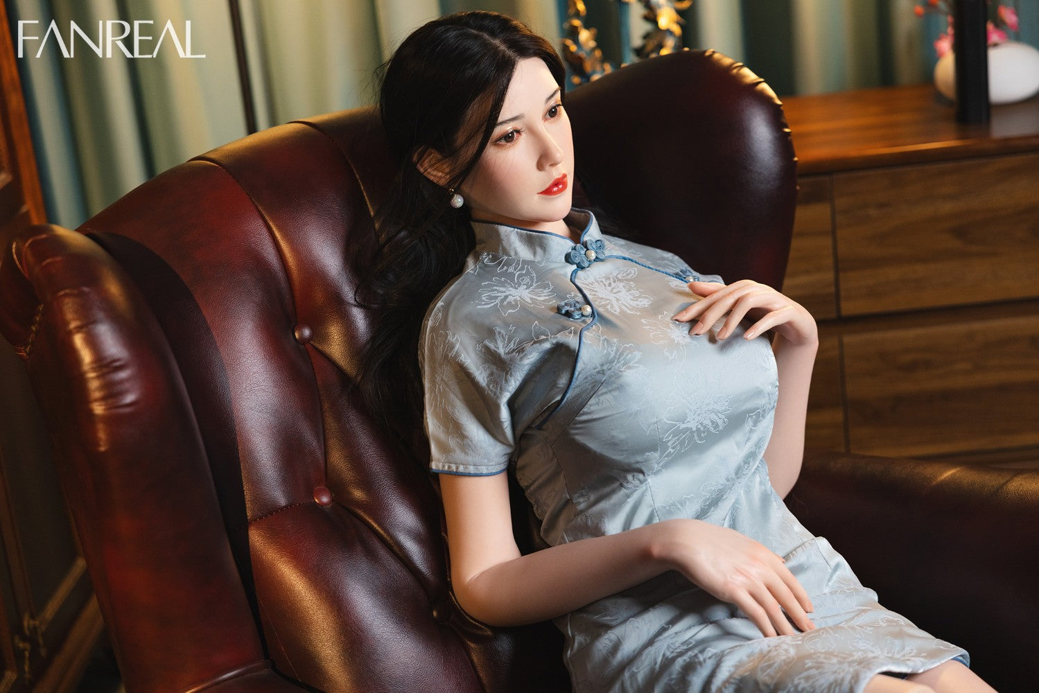 Vivi Torso Sex Doll (FanReal Doll 109 cm F-puodelis silikonas)