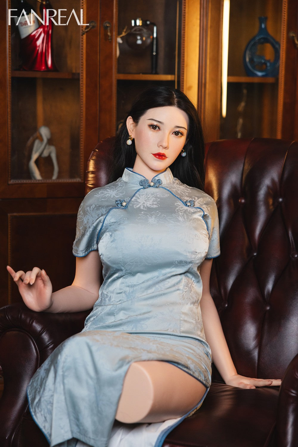 Vivi Torso Sex Doll (FanReal Doll 109 cm F-puodelis silikonas)