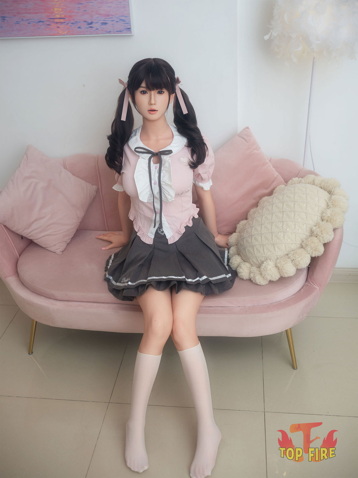 Esther Sex Doll (Top Fire Doll 158 cm D puodelis T29 silikonas)