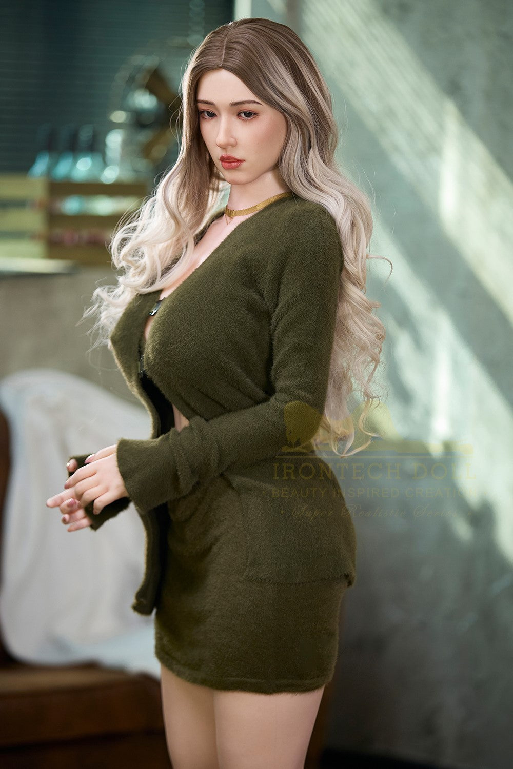 Betty Sex Doll (Irontech Doll 159 cm G-Kupa S7 silikonas)