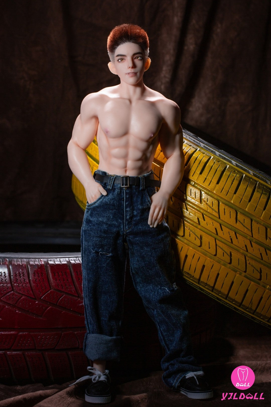 Džordžo vyriška sekso lėlė (YJL Doll 62 cm MD017 silikonas)