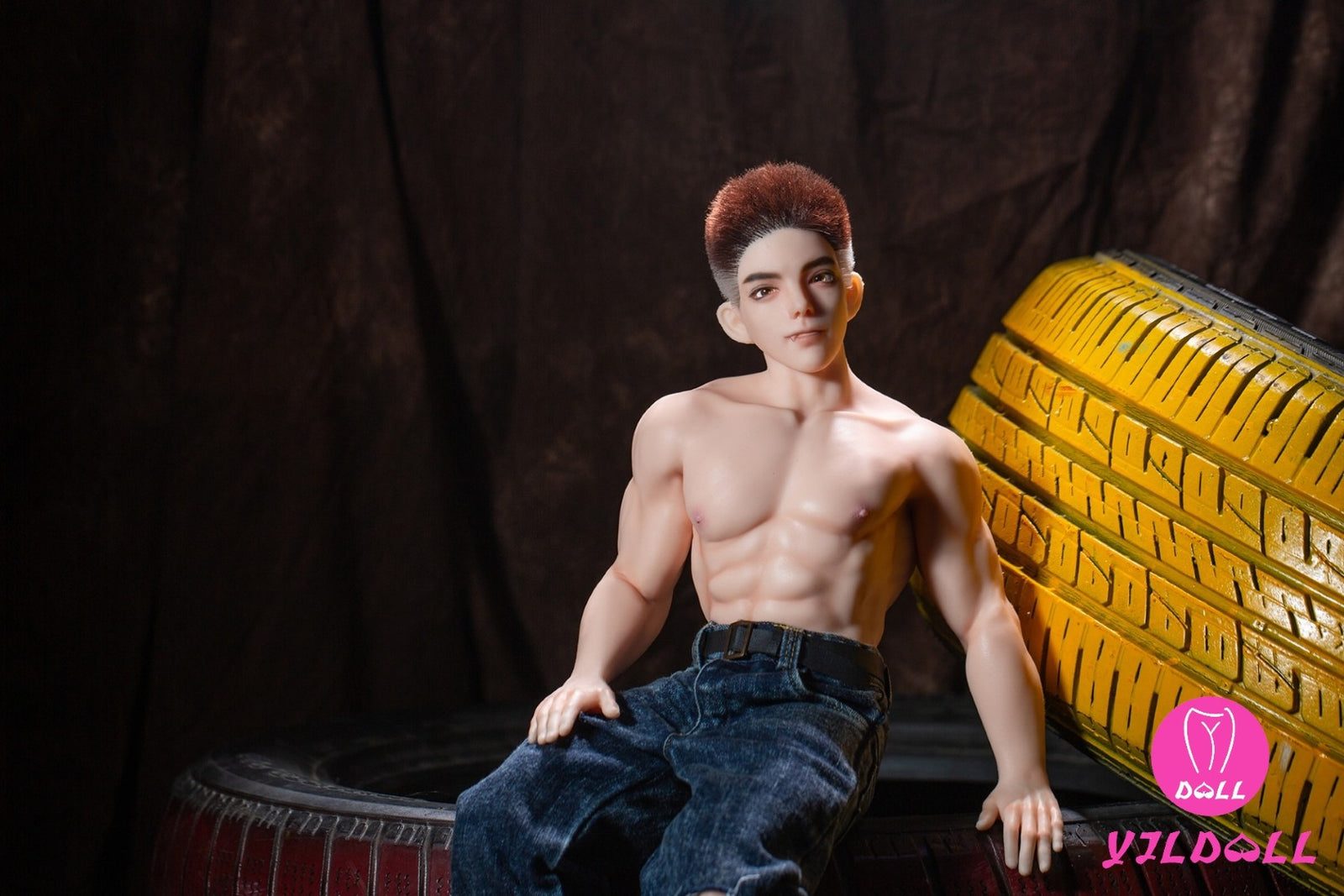 Džordžo vyriška sekso lėlė (YJL Doll 62 cm MD017 silikonas)