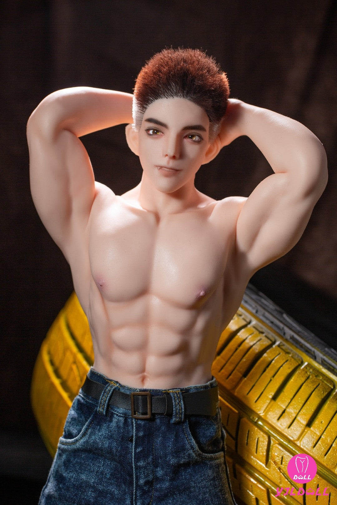 Džordžo vyriška sekso lėlė (YJL Doll 62 cm MD017 silikonas)