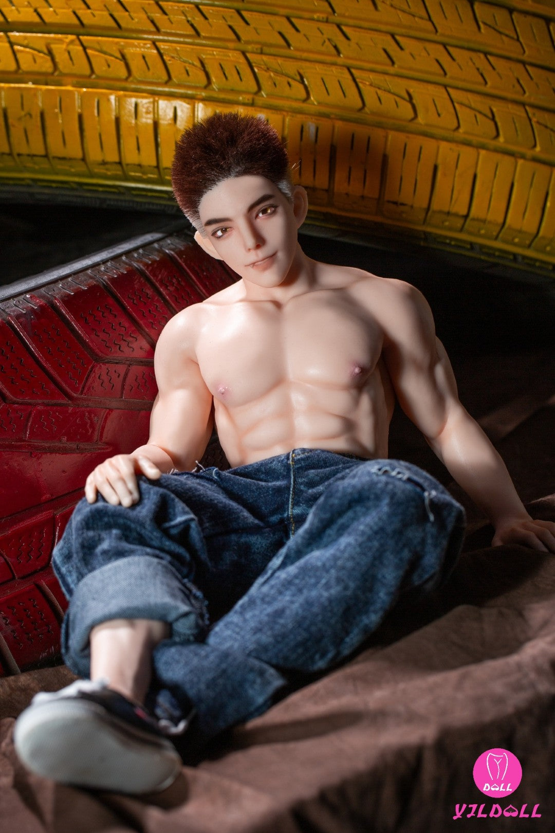 Džordžo vyriška sekso lėlė (YJL Doll 62 cm MD017 silikonas)