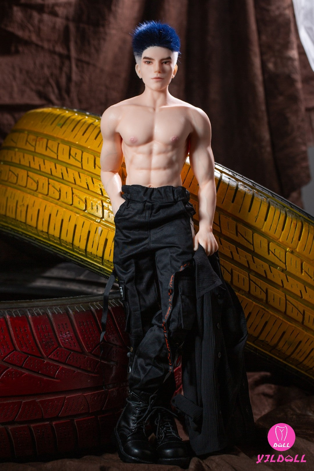 Polo vyriška sekso lėlė (YJL Doll 62 cm MD015 silikonas)
