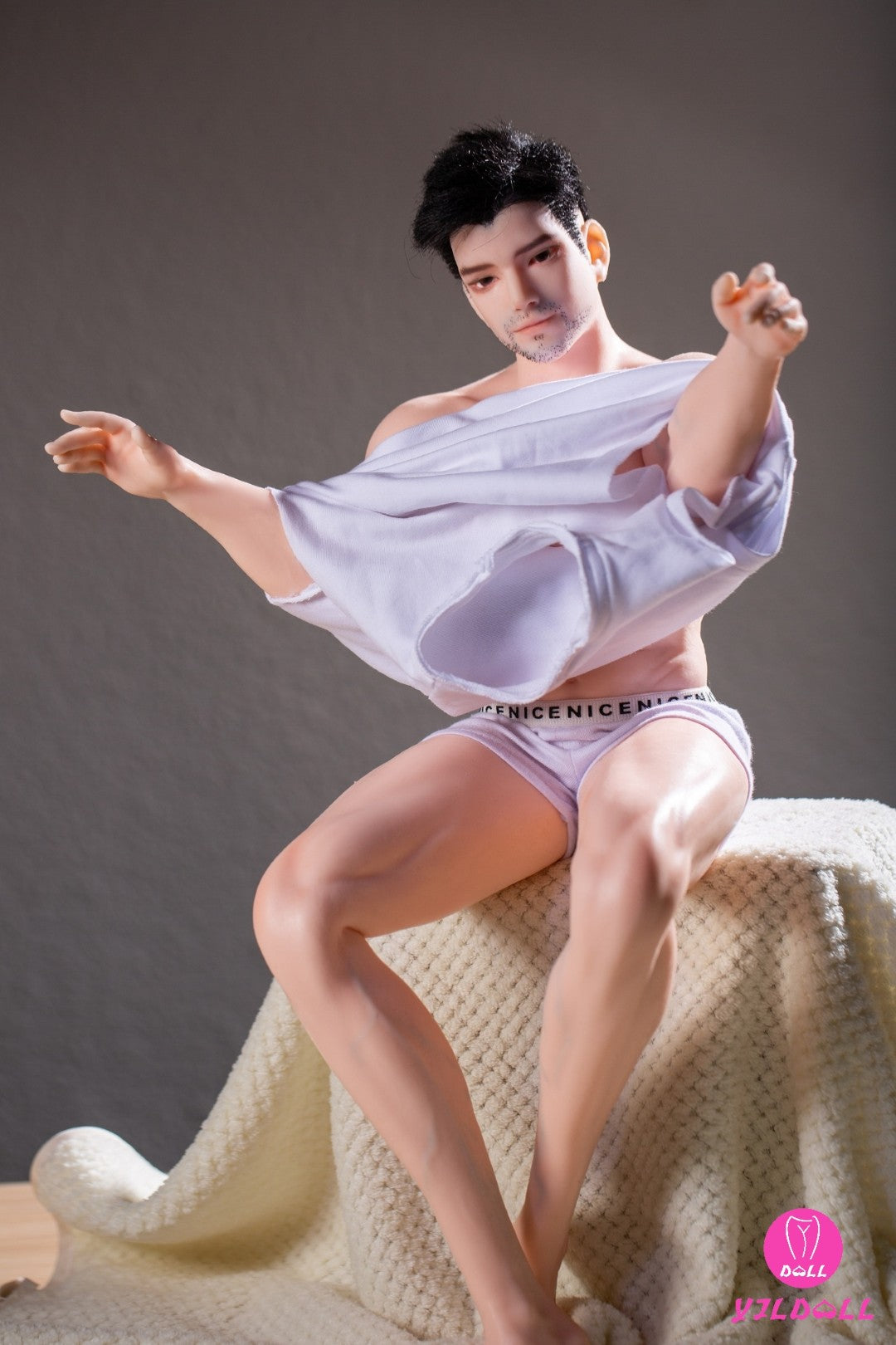 Brian Male Sex Doll (YJL Doll 62 cm MD016 silikonas)