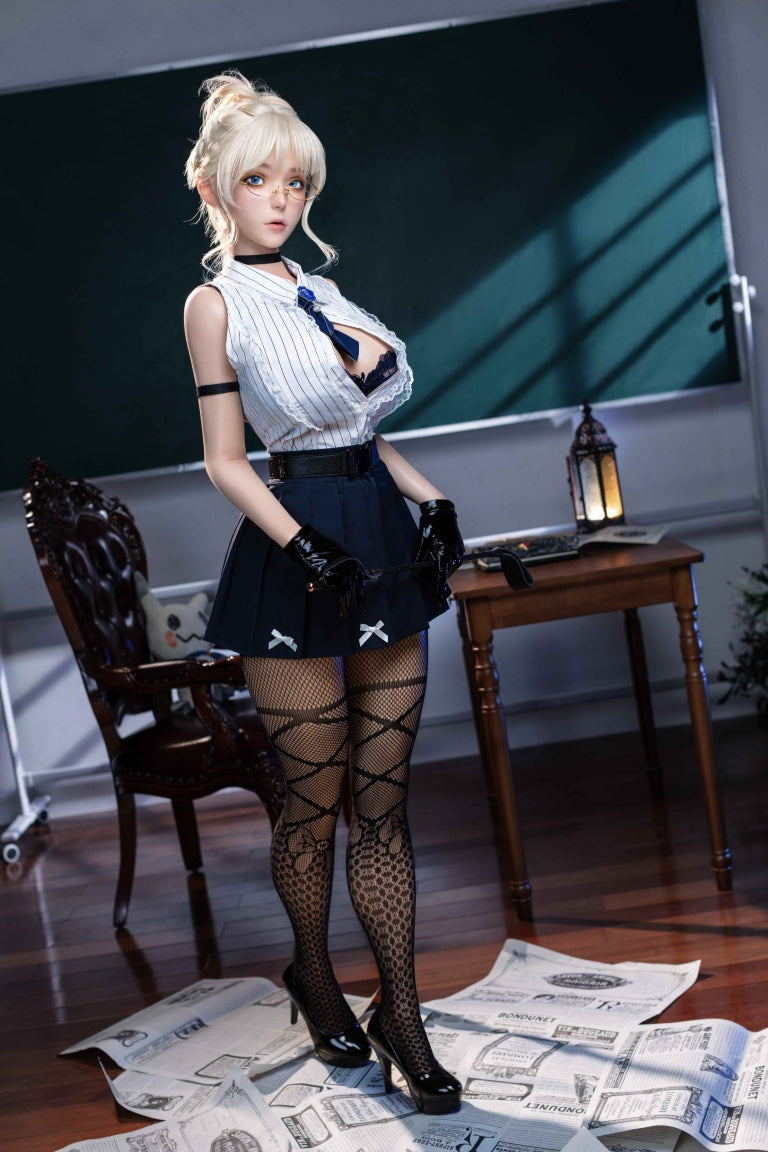 Violetinė sekso lėlė (AITIA Lėlė 157cm F-puodelis 2.2CF silikonas)