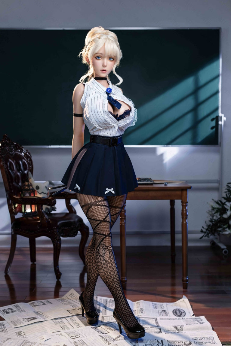 Violetinė sekso lėlė (AITIA Lėlė 157cm F-puodelis 2.2CF silikonas)