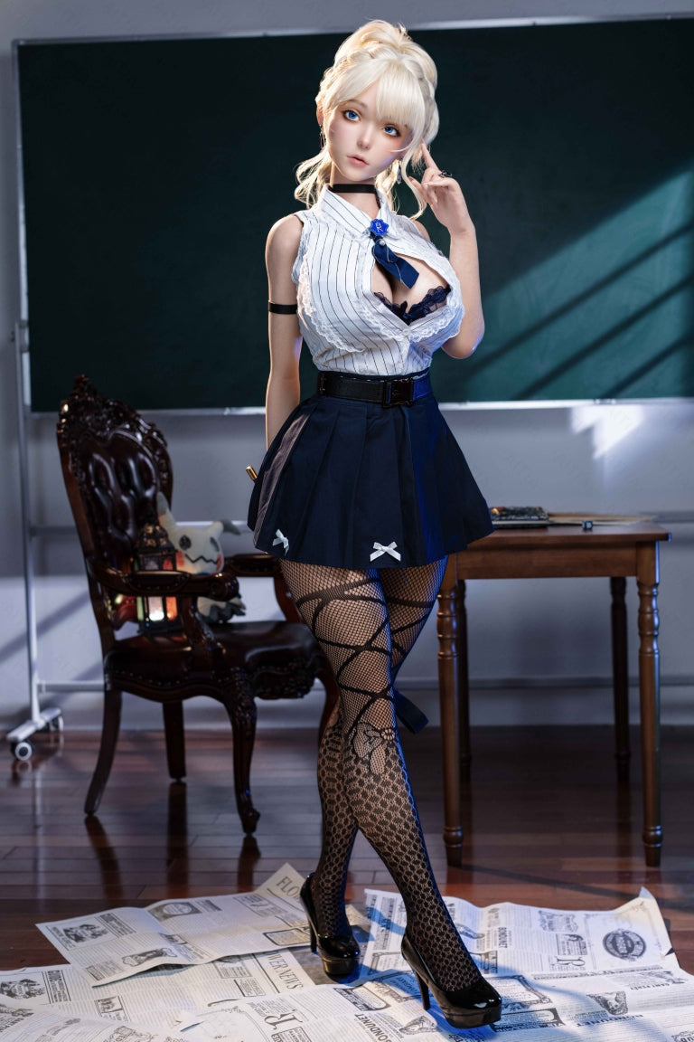 Violetinė sekso lėlė (AITIA Lėlė 157cm F-puodelis 2.2CF silikonas)