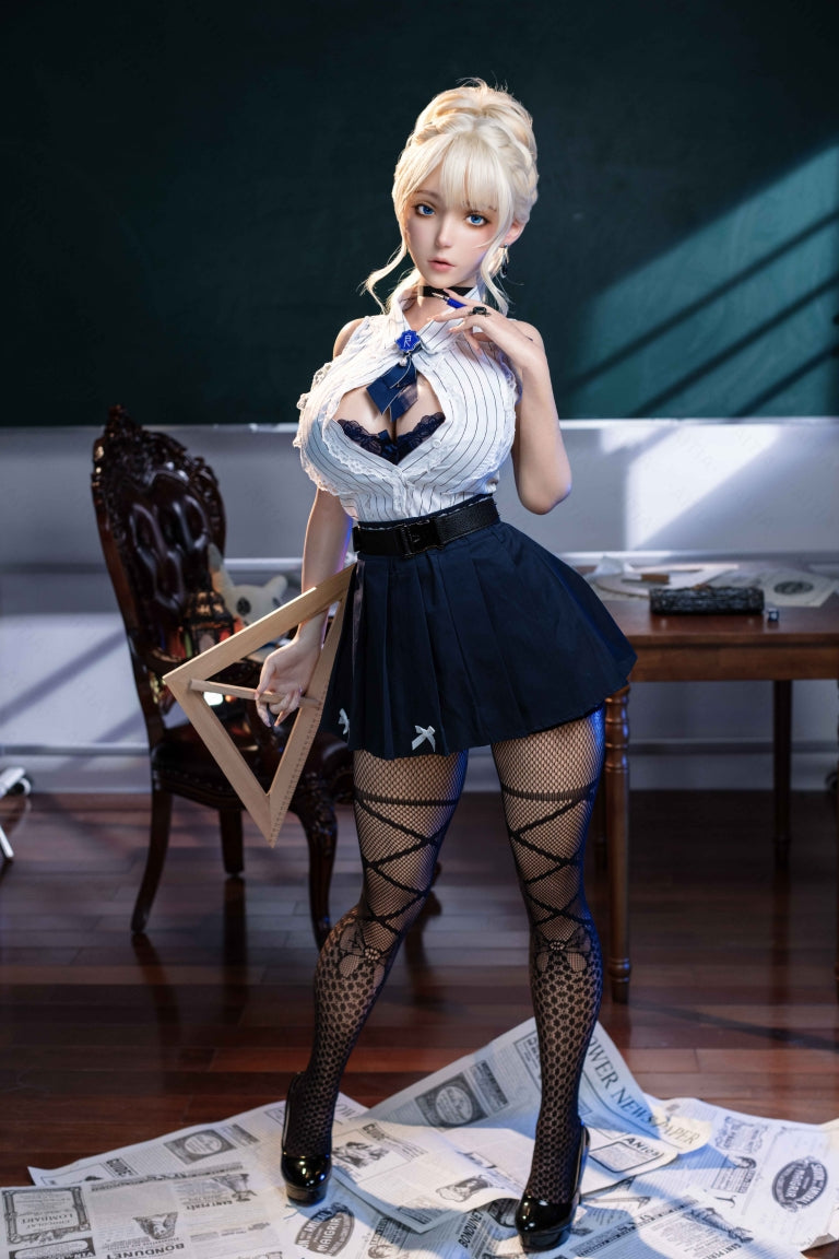Violetinė sekso lėlė (AITIA Lėlė 157cm F-puodelis 2.2CF silikonas)