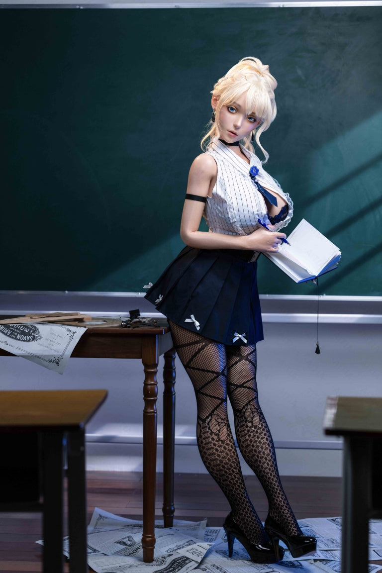 Violetinė sekso lėlė (AITIA Lėlė 157cm F-puodelis 2.2CF silikonas)