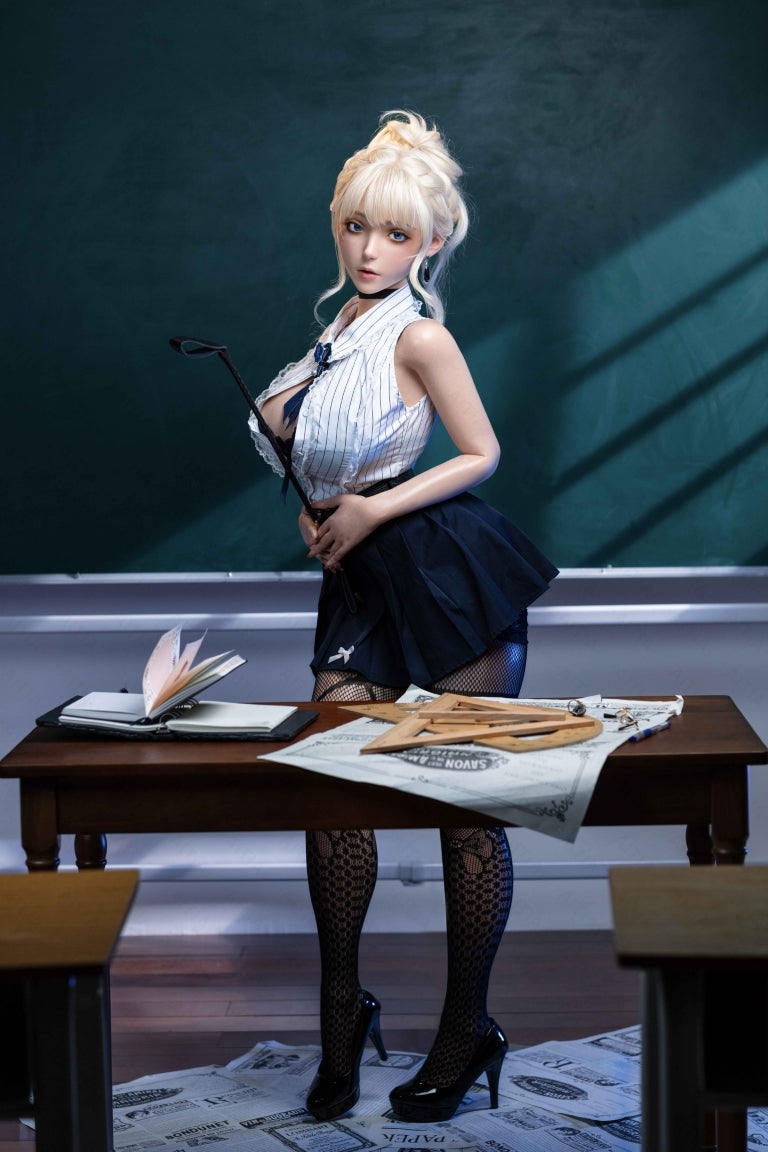 Violetinė sekso lėlė (AITIA Lėlė 157cm F-puodelis 2.2CF silikonas)