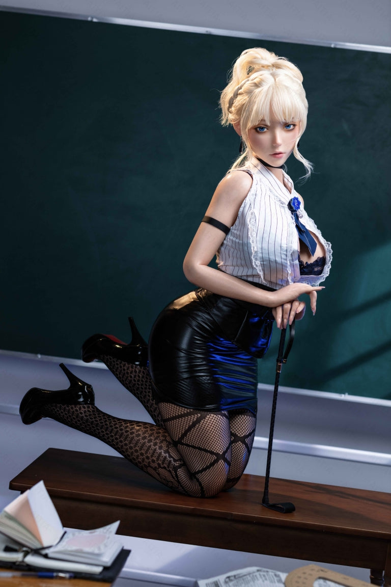 Violetinė sekso lėlė (AITIA Lėlė 157cm F-puodelis 2.2CF silikonas)