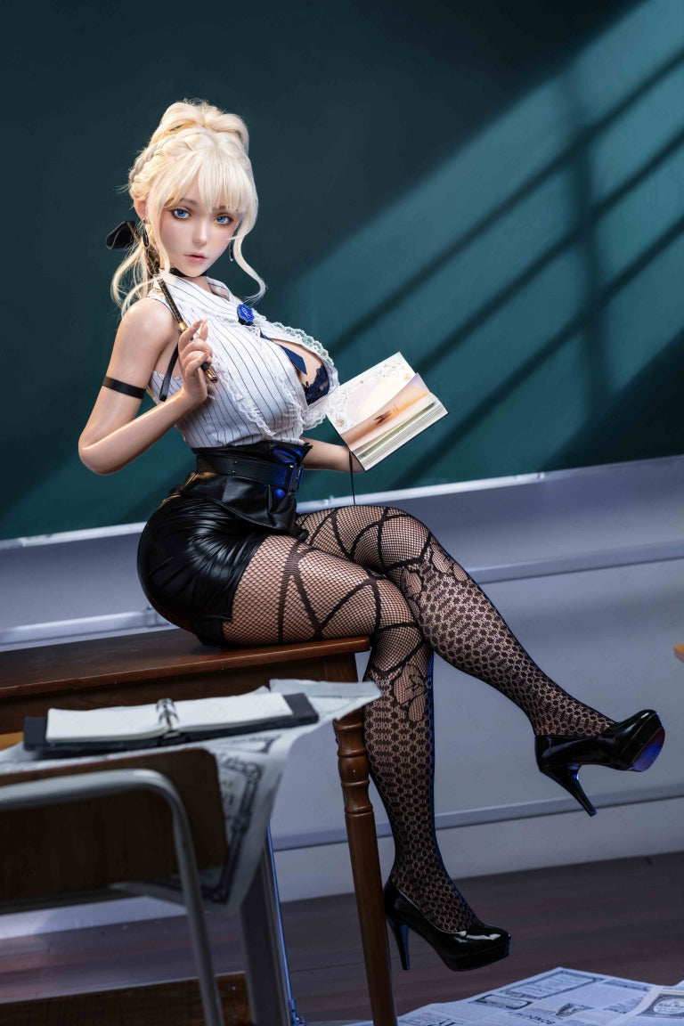 Violetinė sekso lėlė (AITIA Lėlė 157cm F-puodelis 2.2CF silikonas)