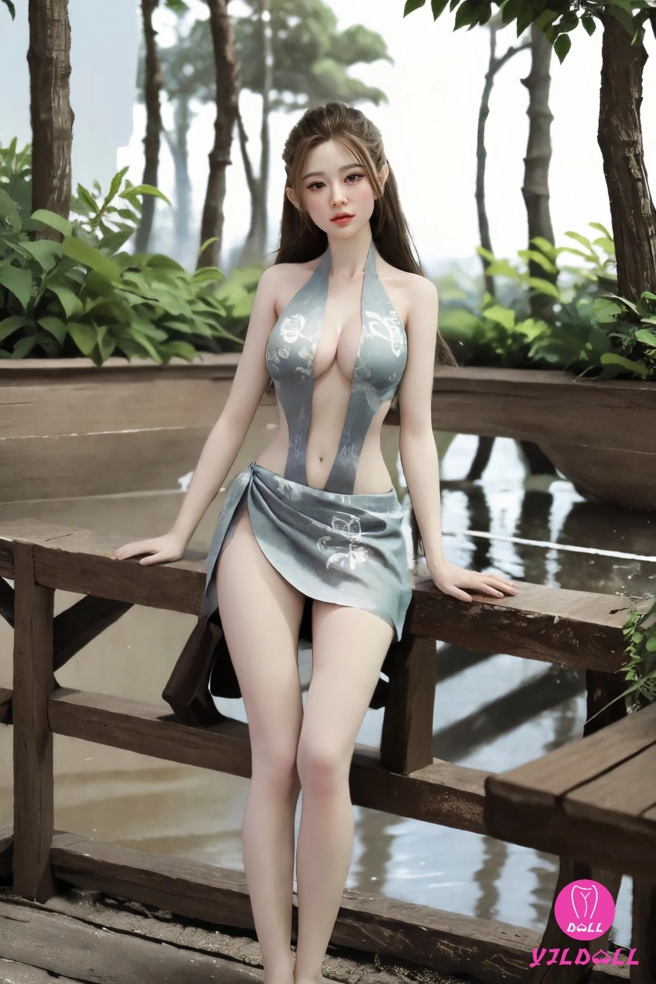 Sekso lėlė Eliotas (YJL Doll 168 cm E-Cup #402 TPE + silikonas)