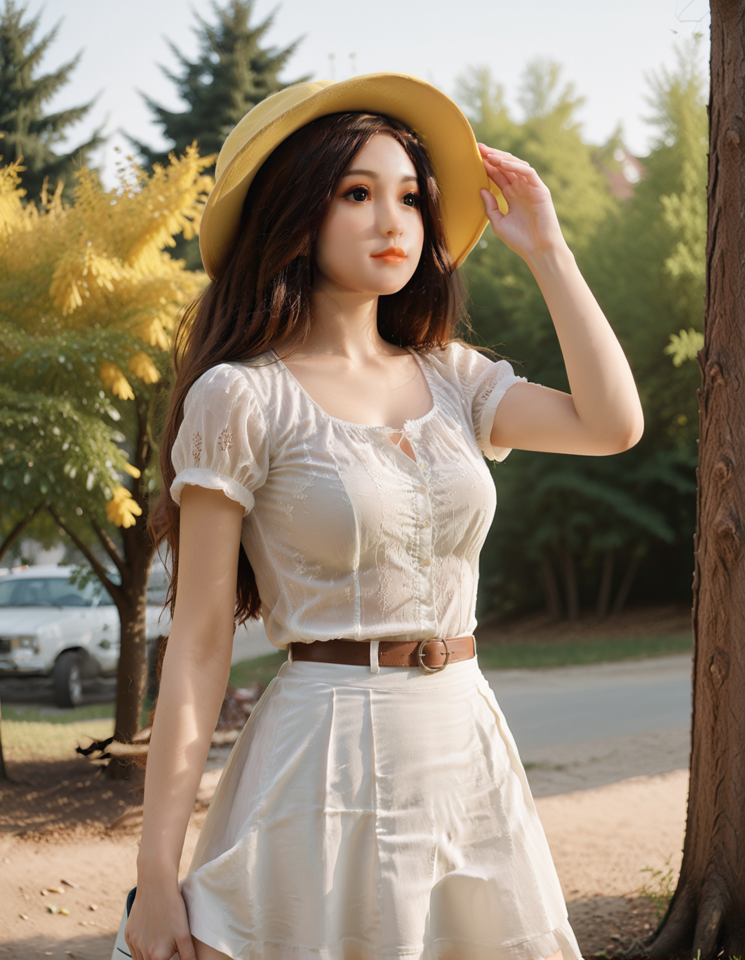 Sekso lėlė Mei (Aibei Doll 148 cm B puodelis #AB2 TPE + silikonas)